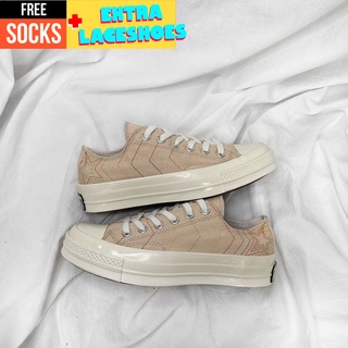 [Hàng cao cấp + Full Box + Tặng Tất] Giày C.V Chuck 70 Low Rainbow OX Light Bisque