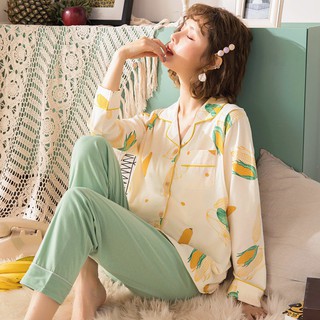 Bộ Đồ Ngủ Thời Trang Mùa Xuân Thu Dành Cho Bà Bầu