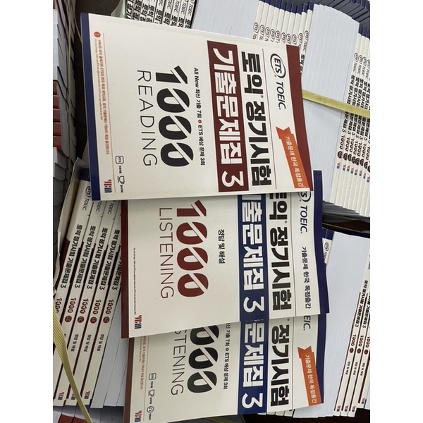ETS TOEIC | ETS TOEIC 2022 ( combo 3 cuốn, đọc/ nghe/ script) + AUDIO + tặng answer sheet