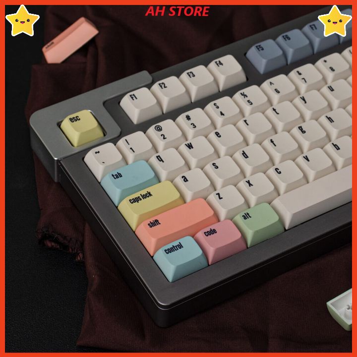 Keycap Canvas XDA profile in dyesub 134 nút cho bàn phím cơ layout 61/64/68/75/84/87/96/980/100/104/108