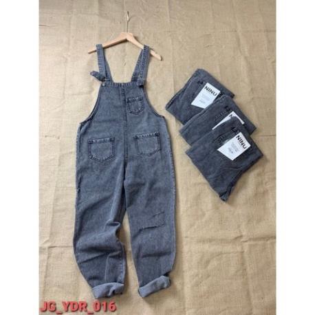 HCM Yếm Jean Quần Dài Xanh Đậm- Nhạt Huyền Thoại  JGCT209