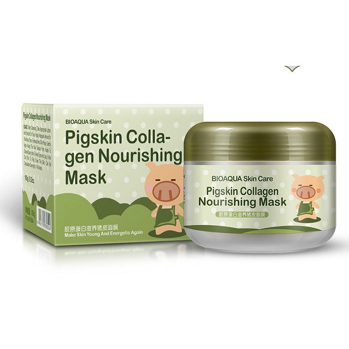 Mặt nạ bì heo collagen ngăn ngừa lão hóa Bioaqua