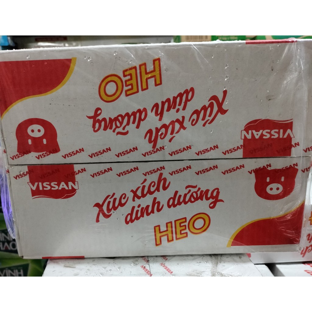 Xúc xích heo dinh dưỡng Vissan thùng 20 gói 175g | BigBuy360 - bigbuy360.vn