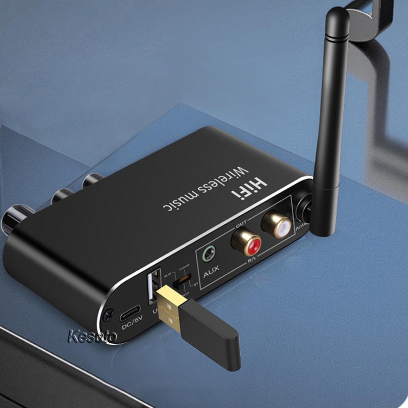 Bộ thiết bị chuyển đổi âm thanh bluetooth kỹ thuật số 20m đa dụng cho ô tô/ TV