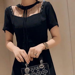 Đầm warehouse đính đá. vnxk
