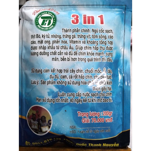 Cám chào mào BH 3 in 1