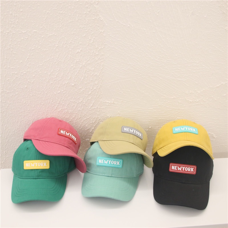 Mũ lưỡi trai cho bé, nón cho bé trai, bé gái thêu chữ Newyork cotton chống nắng 2 3 4 5 6 7 tuổi PK014Newyork - Lipokids