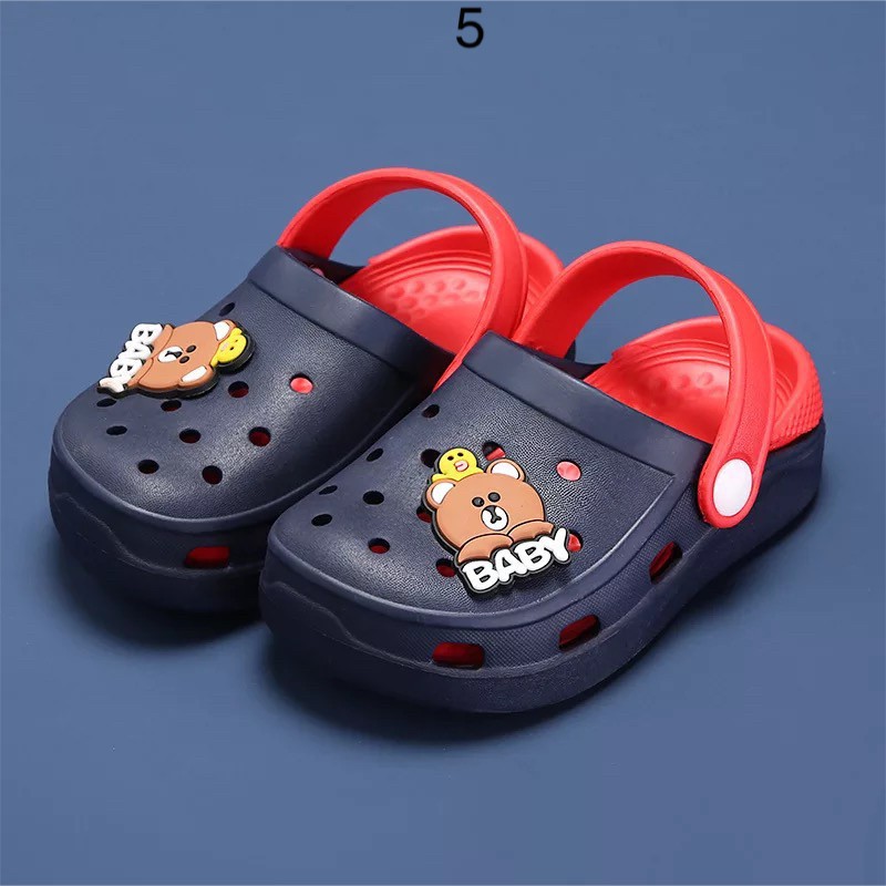 Dép sục bé trai, bé gái êm mềm tặng kèm 2 sticker