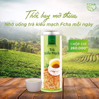 [ Tặng bình thuỷ tinh]  Trà Kiều mạch Fcha 220g