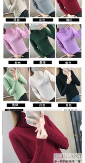 Áo len nữ cổ lọ