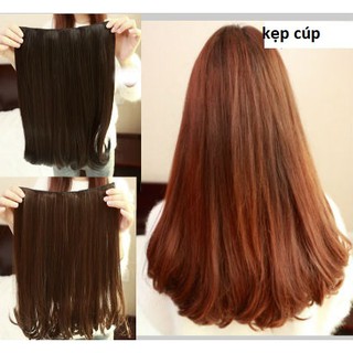 Tóc giả kẹp cúp đuôi nửa đầu cao cấp kepcup1