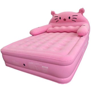 Giường hơi 3 tầng màu hồng hình thú (1m50 ), tặng kèm bơm điện và gối...................................................