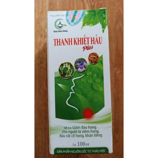 THANH KHIẾT HẦU (HỖ TRỢ ĐIỀU TRI VIÊM HỌNG, VIÊM AMIDAN)