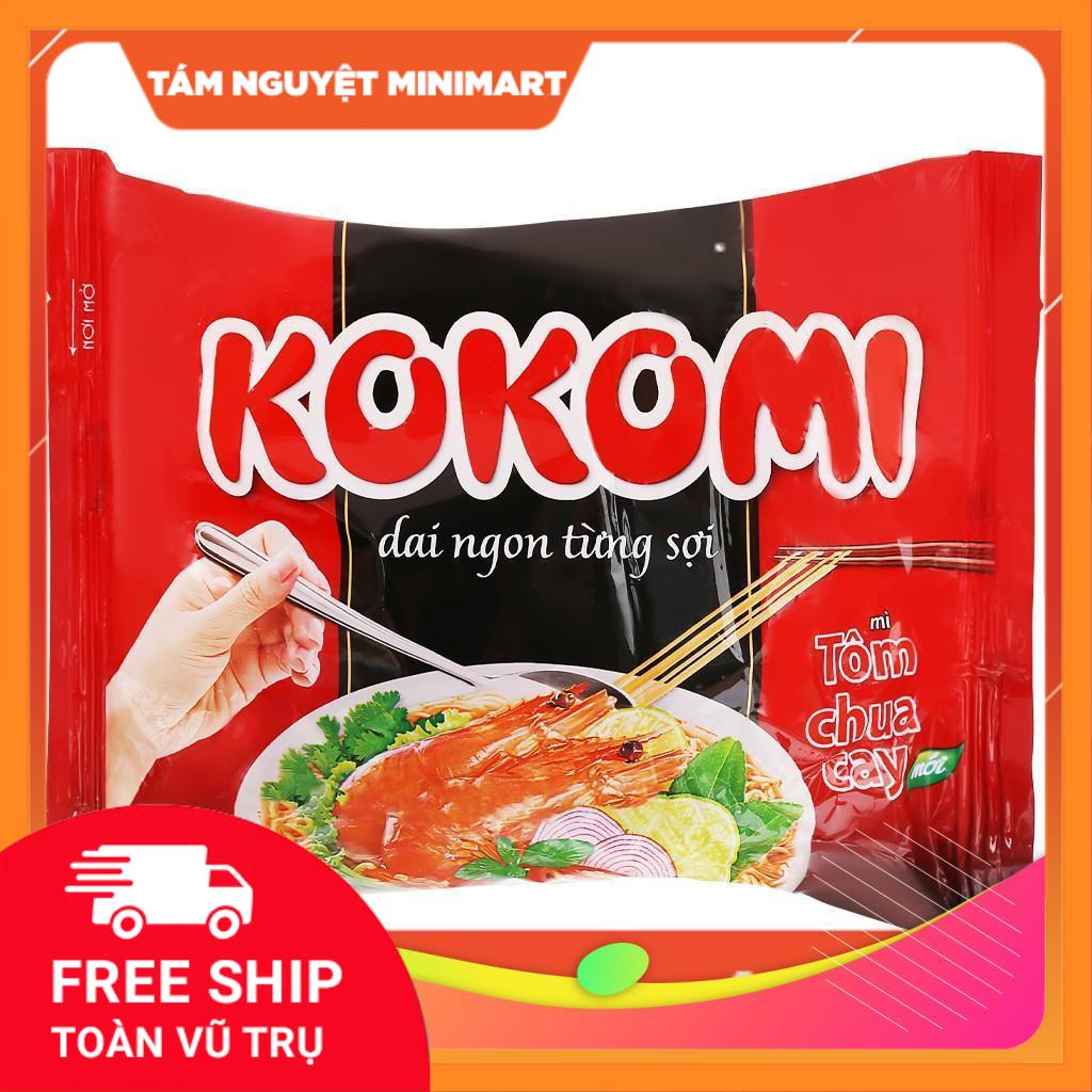 Thùng mì KOKOMI tôm chua cay 65g x 30 gói