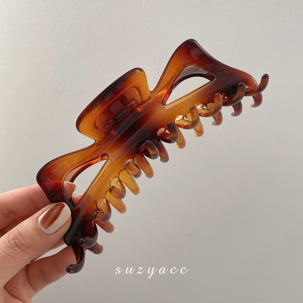 Kẹp Tóc Cá Mập 5Cm*14cm Thiết Kế Đơn Giản Thời Trang Cho Nữ