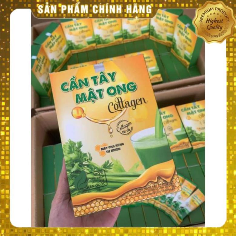 Cần Tây Mật Ong Collagen chính hãng - Bột cần tây giảm cân, đẹp da, chống lão hóa - HapuFood