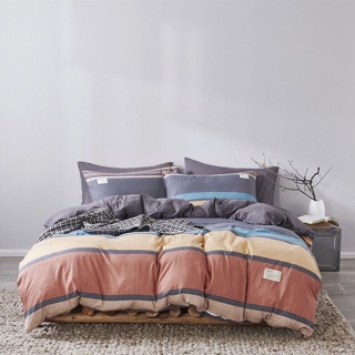 Bộ chăn ga TICI COTTON KẺ