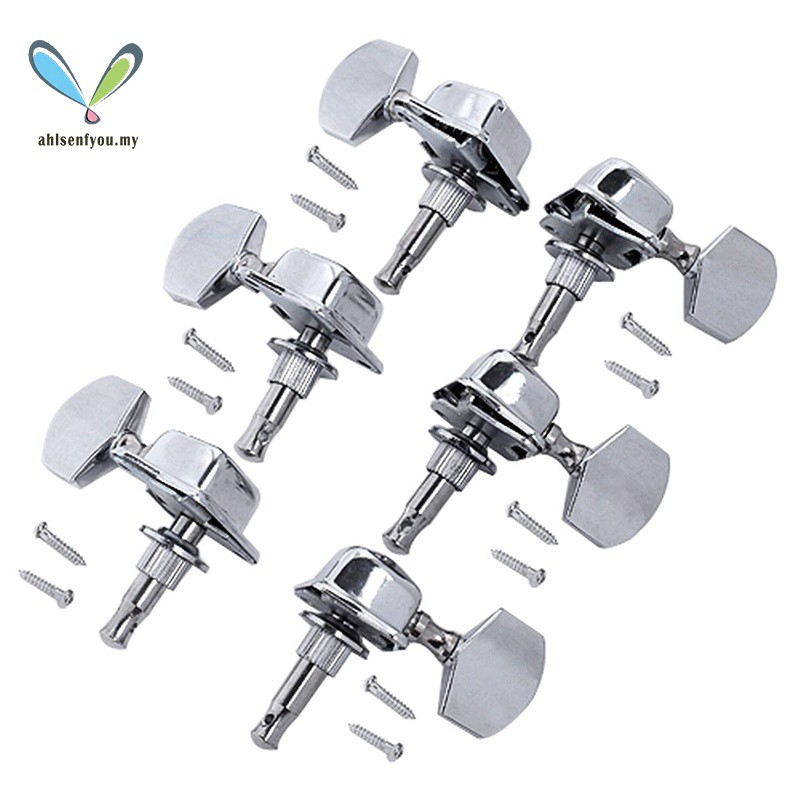 Nút Chỉnh Dây Đàn Guitar 3x3 Bằng Kim Loại Chrome