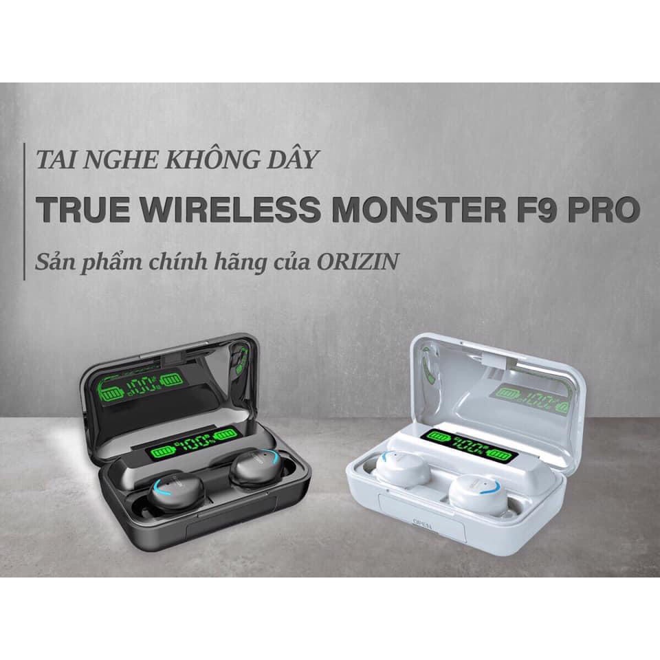 Orizin Monster F9 Pro - Tai Nghe Bluetooth 5.0 - Bluetooth - Đen