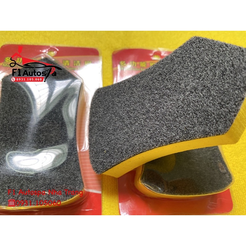 Bàn chải nano vệ sinh da ô tô, sofa, túi xách