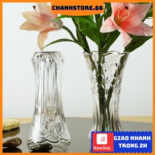 Bình bông thủy tinh 💖𝑭𝑹𝑬𝑬𝑺𝑯𝑰𝑷💖Bình cắm hoa thủy tinh cao cấp