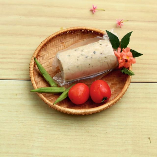 Giò lụa cá từ Chả cá Basa(chả lụa cá).đòn 500g.#chaca.