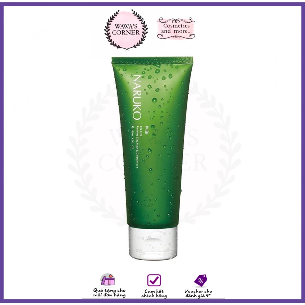 SỮA RỬA MẶT NARUKO CÁC LOẠI TUÝP 120G/120ML