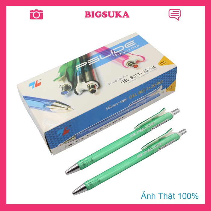 Bút bi gel Thiên Long B011 đầu bút 0.5mm BIGSUKA