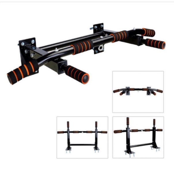 Xà Đơn Gắn Tường Đa Năng Wall PULL Up Bar P90X - Tập Tay, Tập Bụng, Tập Cơ... - Dụng cụ tập Gym tại nhà