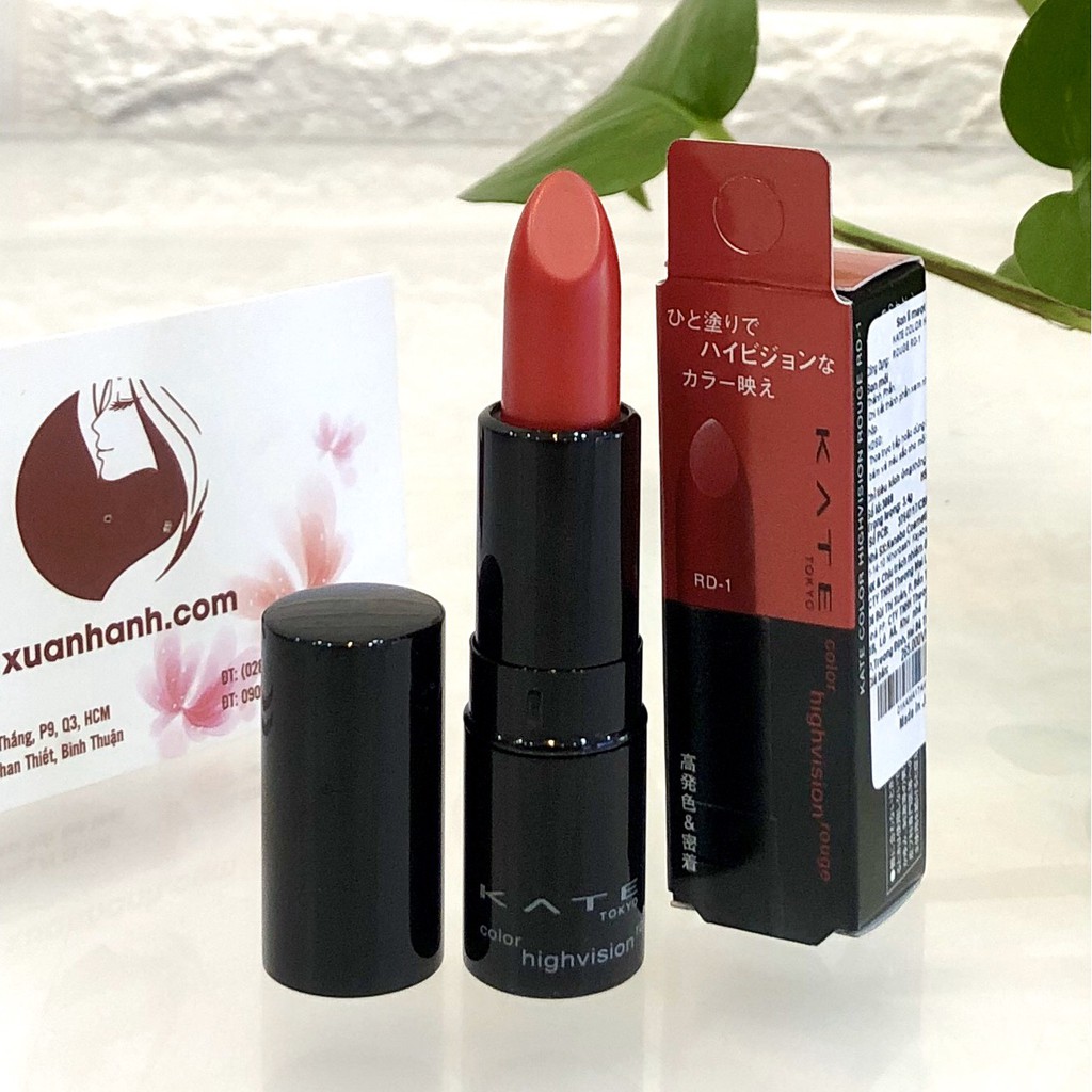 Son Kanebo Kate Color Highvision Rouge, bán lì, tone đất cuốn hút, ấn tượng