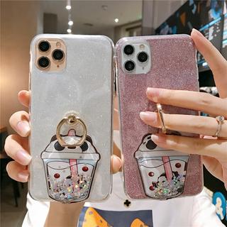 Ốp Lưng Kim Tuyến Nước Hình Ly Trà Sữa Cho Huawei Mate 40 30 20 P30 P20 P10 Lite Nova 7 7i 6 Se Pro 5t 5i 4e 3i Pro Plus