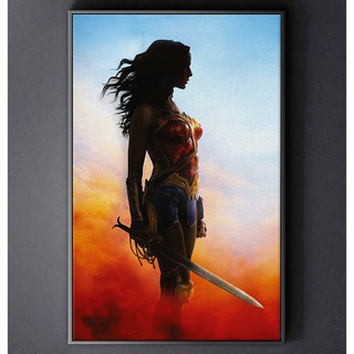 TRANH CANVAS SIÊU ANH HÙNG DC treo tường in theo yêu cầu - WONDER WOMAN