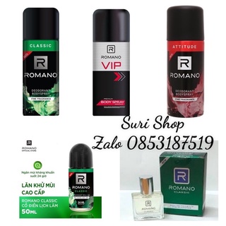 Xịt khử mùi romano 150 ml