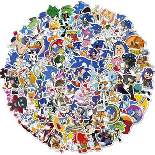 Sticker dán cao cấp Animated Hedgehog Sonic Cực COOL ms#207