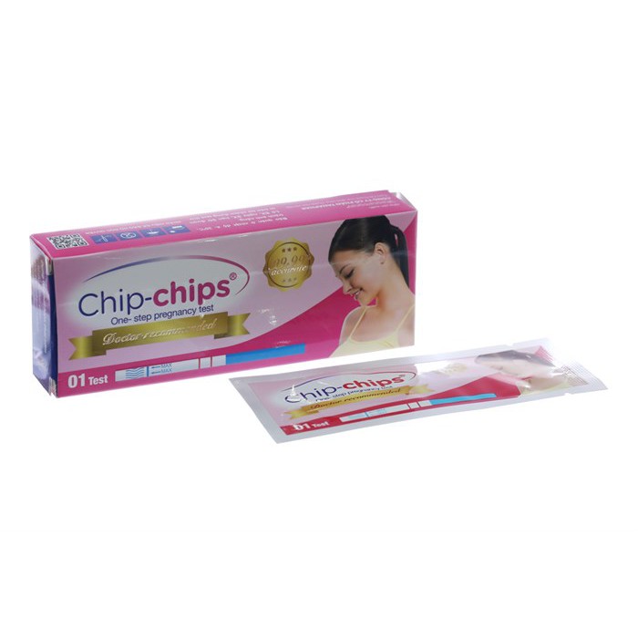 Que thử thai chip chips chính hãng giúp phát hiện thai sớm và chính xác