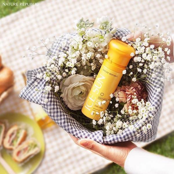 Kem chống nắng Provence Calendula Ice Puff Sun SPF 50 PA+++ (NatureRepublic)