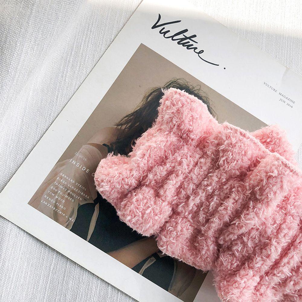 NICKOLAS Băng Đô Tai Thỏ Lớn Bằng Vải Nhung Thời Trang Thoải Mái Dành Cho Rửa Mặt Giá Đỡ