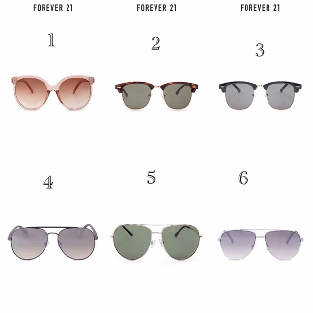 [TRẢ ORDER] Kính mắt F21
