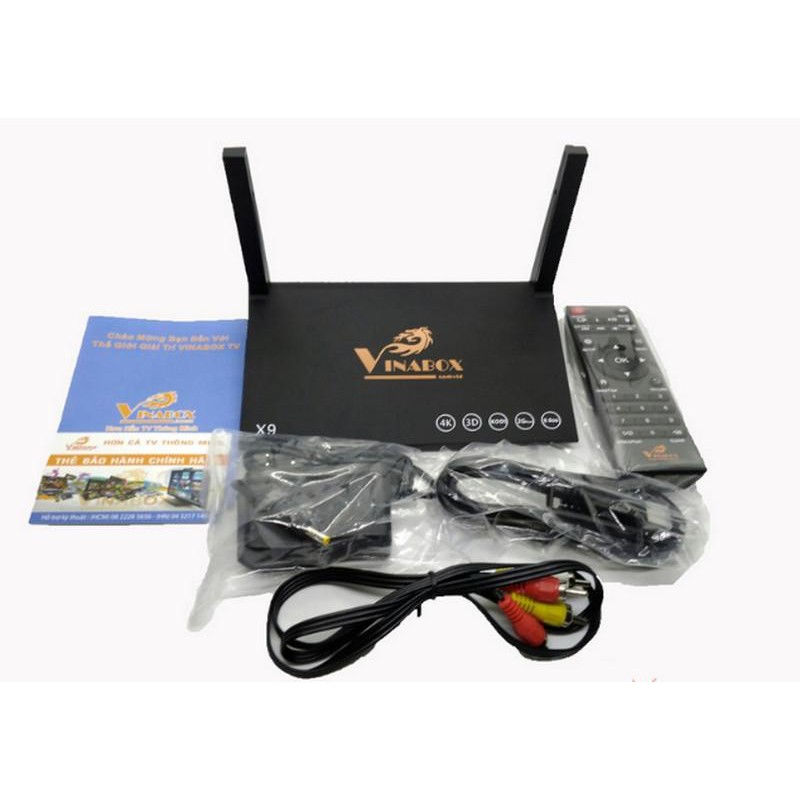 [Mã ELMS5 giảm 7% đơn 300k] Androi TV box Vinabox X9- RAM 2G, ANDROID 7.1