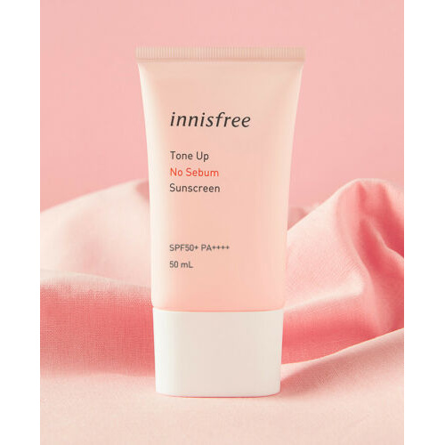 [Hàng mới về] Kem Chống Nắng INNISFREE Tone Up No Sebum SPF50+ PA++++ 50ml