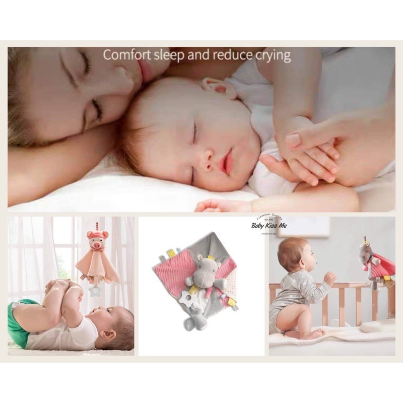 Khăn xoa dịu doudou cho bé