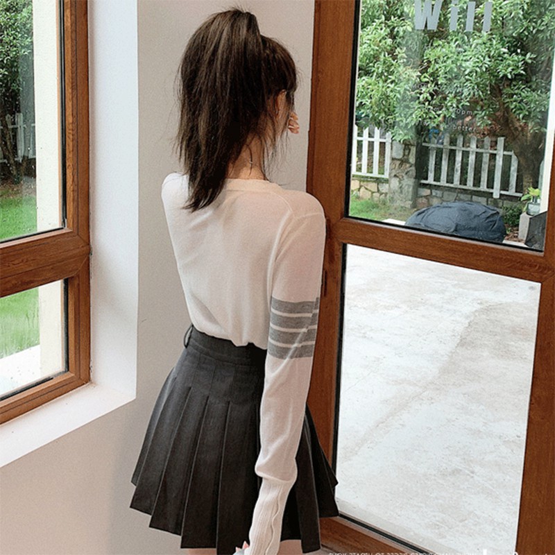 [Baywellfashion]Áo Khoác Cardigan Cổ Chữ V Xinh Xắn Phong Cách Hàn Quốc | BigBuy360 - bigbuy360.vn