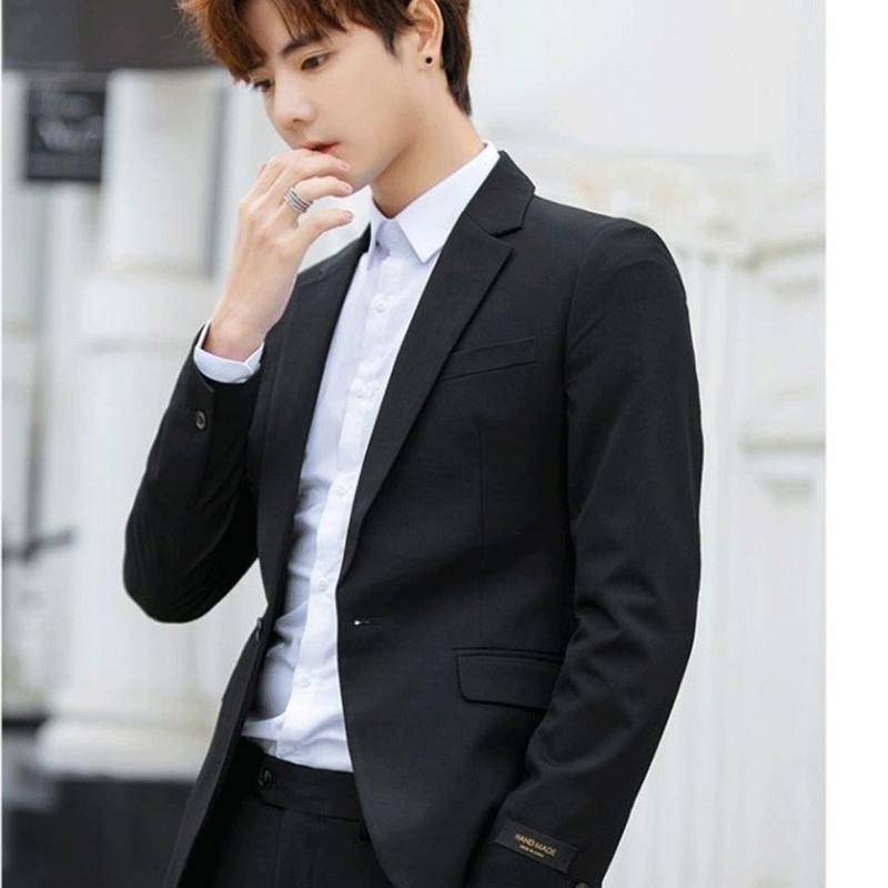 Áo Khoác Blazer Nam Xám,áo Vest Nam Việt Tiến Dáng ôm Thời Trang Lịch Lãm Giản Dị Cho Nam