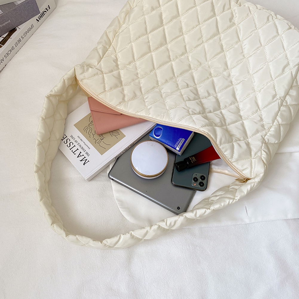 Túi đeo chéo họa tiết caro hình thoi nổi sành điệu thời trang cho nữ