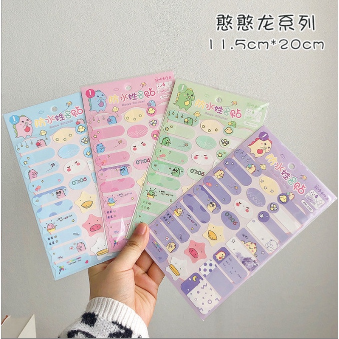 Bảng 21 mẫu sticker meka trang trí đồ dùng cá nhân dễ thương BAG U B21STICKER