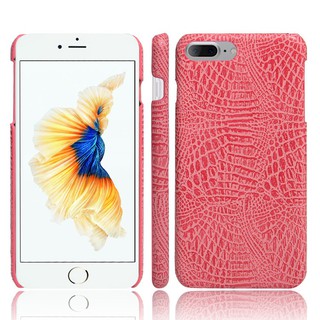 For iPhone 8 Plus Case Crocodile Pattern Skin Hard Cover