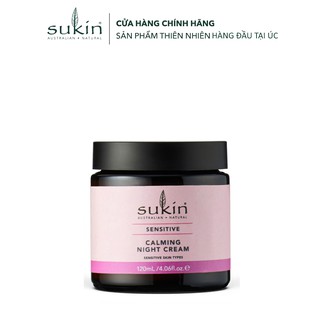 Kem Dưỡng Da Ban Đêm Dành Cho Da Nhạy Cảm Sukin Sensitive Calm Night Cream 120ml