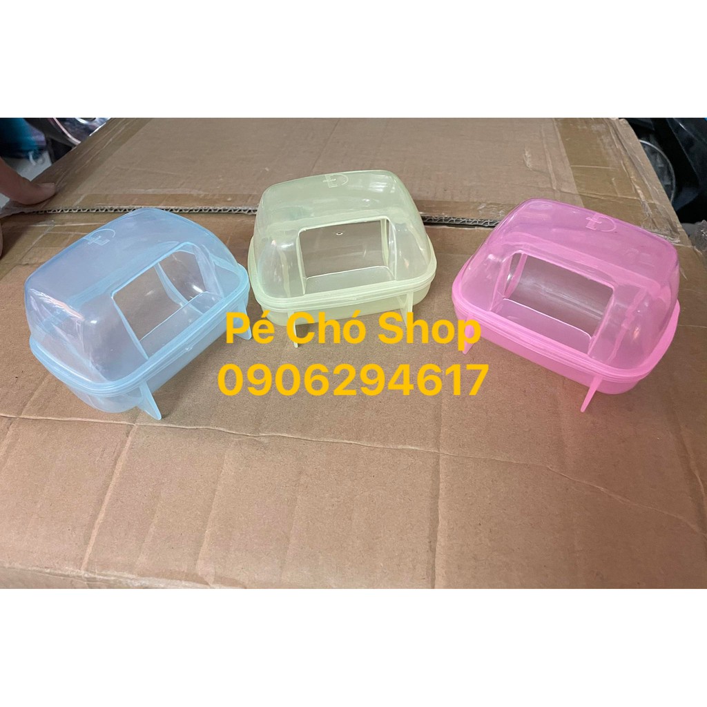 Nhà Tắm nhựa nhỏ cho chuột hamster.