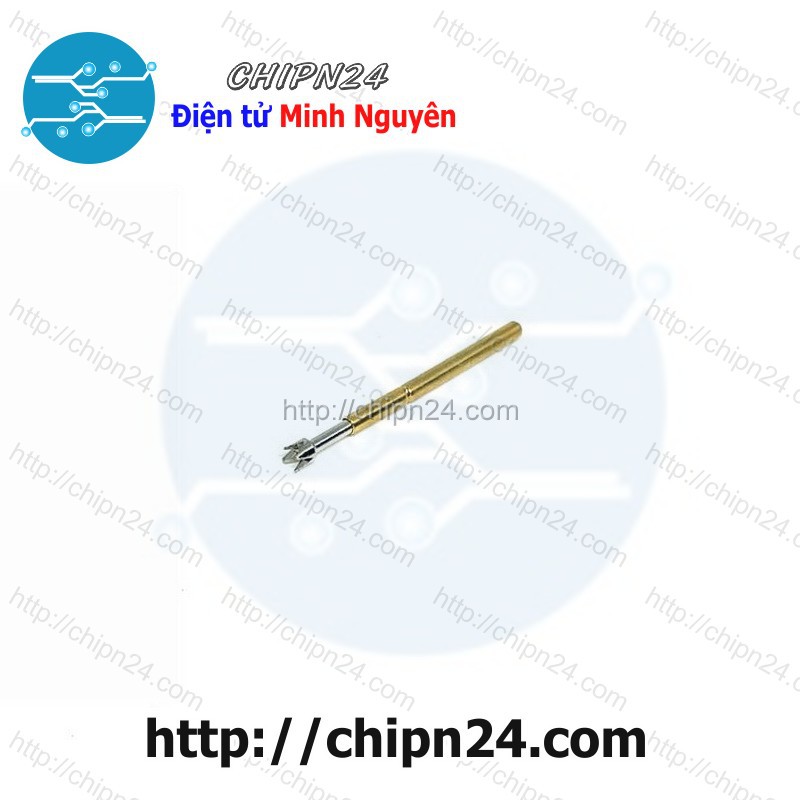 [3 CÂY] Kim test mạch P75-Q2, đường kính ống kim 1.0mm, chiều dài 15.85mm, đầu 4 vuốt thẳng