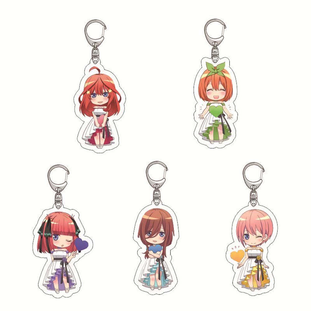Móc Chìa Khóa Bằng Acrylic In Chữ DARON The Quintessential Quintuplets Độc Đáo